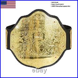 World Heavy Weight Wrestling Big Gold Championship Title Belt Replica 2mm Adult