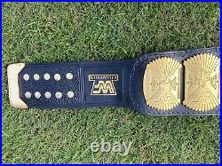 World Heavy Weight Wrestling Championship Pure Leather Belts Adults 4 mm Zinc