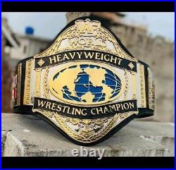 World Heavy Weight Wrestling Championship WWF Leather Belts Adults 2 MM Brass