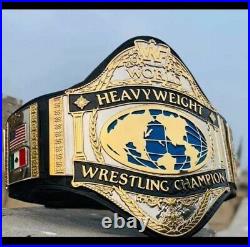 World Heavy Weight Wrestling Championship WWF Leather Belts Adults 2 MM Brass
