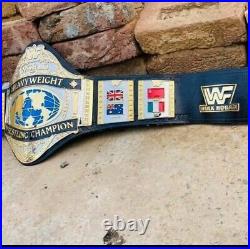 World Heavy Weight Wrestling Championship WWF Leather Belts Adults 2 MM Brass