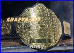 World Heavyweight BIG GOLD Championship Replica Tittle Belt Adult size 2MM Brass