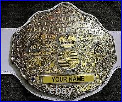 World Heavyweight Big Gold Championship Replica Belt 6mm Brass Adult Size