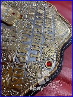 World Heavyweight Big Gold Championship Replica Belt 6mm Brass Adult Size