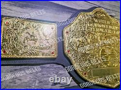 World Heavyweight Big Gold Championship Replica Belt 6mm Zinc Adult Size