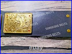World Heavyweight Big Gold Championship Replica Belt 6mm Zinc Adult Size