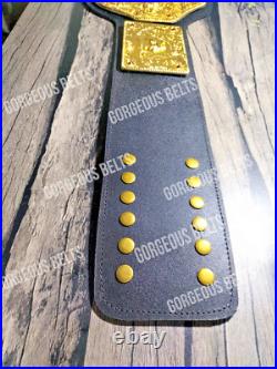 World Heavyweight Big Gold Championship Replica Belt 6mm Zinc Adult Size