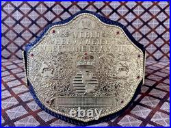 World Heavyweight Big Gold Championship Replica Belt 6mm Zinc Adult Size New