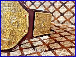 World Heavyweight Big Gold Championship Replica Belt Adult 6mm Zinc NEW
