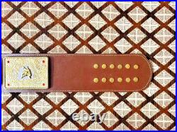 World Heavyweight Big Gold Championship Replica Belt Adult 6mm Zinc NEW