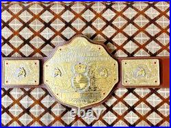 World Heavyweight Big Gold Championship Replica Belt Adult 6mm Zinc NEW