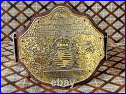 World Heavyweight Big Gold Championship Replica Belt Adult 6mm Zinc NEW