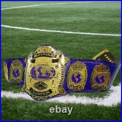 World Heavyweight Championship Belt 4mm brass Adult Size Eddy belts Zinc