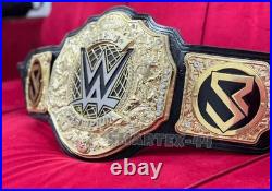 World Heavyweight Championship Belt Wrestling Title 6mm diecast Adult size New