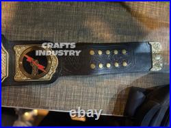 World Heavyweight Championship Belt Wrestling Title 6mm diecast New Plate Adult