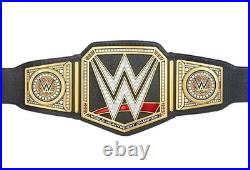 World Heavyweight Championship Replica Title Brass Belt Black Adult Size 2mm