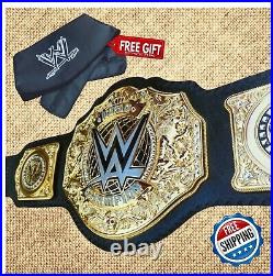 World Heavyweight Championship Title Replica Belt 4MM Zinc HD Alloy+ Free Bag C