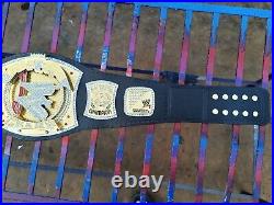 World Heavyweight Wrestling Belt Championship Spinner Replica Adult 2mm Brass