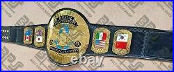 World Heavyweight Wrestling Championship Belt 2mm thick brass plates