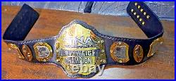 World Heavyweight Wrestling Championship Belt Adult Size 2mm Brass double layer