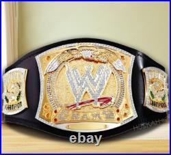 World Heavyweight Wrestling Championship Spinner Belt Replica 2mm Brass Plates
