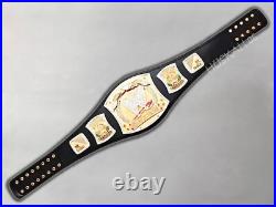 World Heavyweight Wrestling Championship Spinner Belt Replica 2mm Brass Plates