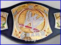 World Heavyweight Wrestling Championship Spinner Belt Replica 2mm Brass Plates