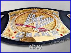 World Heavyweight Wrestling Championship Spinner Belt Replica 2mm Brass Plates