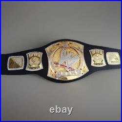 World Heavyweight Wrestling Championship Spinner Belt Replica 4mm Metal