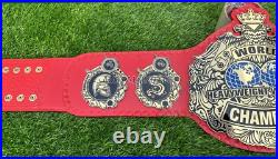 World Heavyweight Wrestling Championship Title Belt Adult Size Brass Plated
