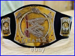 World Heavyweight Wrestling Spinner Championship Belt Adult Size 4MM
