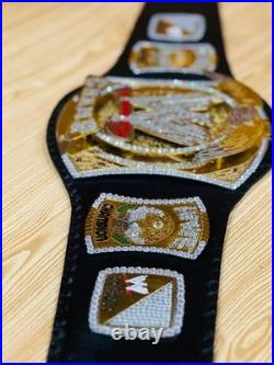 World Heavyweight Wrestling Spinner Championship Belt Replica Adult Size 4MM