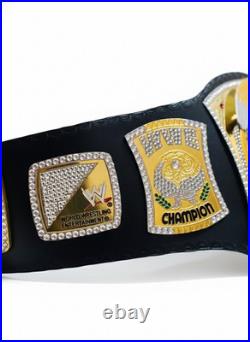 World Heavyweight Wrestling Spinner Championship Belt Replica Adult Size 4MM