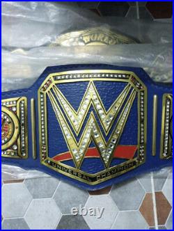 World Heavyweight Wrestling Universal Championship Belt Blue 2mm