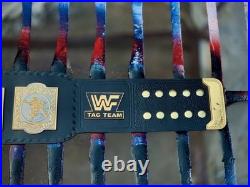 World TAG TEAM Wrestling Championship Replica Tittle Belt 2mm Adult Size NEW World TAG TEAM Wrestling Championship Replica Tittle Belt 2mm Adult Size NEW