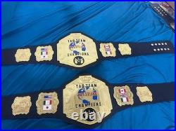 World Tag Team All Star Design Independent Championship wrestling Belt 2mm Metal