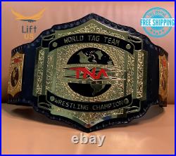 World Tag Team Wrestling Championship Replica Tittle Belt Adult Size Brass 2MM