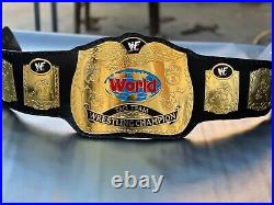 World Tag Team Wrestling Championship Title Belt Brass 2mm Replica Belt Adult