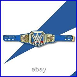 World Universal Championship Replica Title Belt Blue Brass 2MM Brass Adult Size World Universal Championship Replica Title Belt Blue Brass 2MM Brass Adult Size