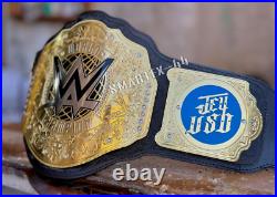 World heavyweight championship belt uso plates wrestling replica title 2mm adult