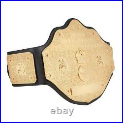 World of Wrestling Heavyweight Championship Replica Title Belt, 4mm Brass Plates