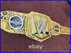 Wrestle/Mania 41 Las Vegas Golded Wrestling Championship Replica Title Belt 6MM