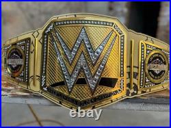 Wrestle/Mania 41 Las Vegas Golden Championship Belt Replica Brass Adult Size