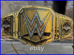 Wrestle/Mania 41 Las Vegas Golden Championship Belt Replica Brass Adult Size