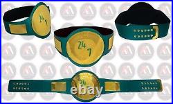 Wwe 24/7 Championship Belt Leather Belt Wwe Wrestling Adult Size Replica Belt