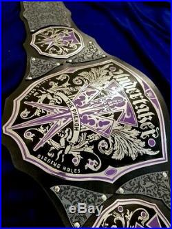 Wwe Undertaker Championship Belt 4mm Plates And 3mm Leather (Replica)
