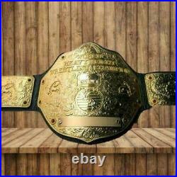 Wwe World Heavyweight Big Gold Championship Replica Belt 2mm Brass Genuine Leath