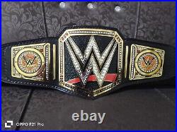 Wwe World Heavyweight Championship Replica Title Brass Belt Black Adult Size 2mm