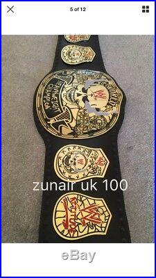 Wwe Wwf Stone Cold Smoking Skull Championship Adult Replica Belt With Case