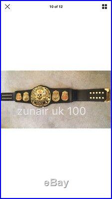 Wwe Wwf Stone Cold Smoking Skull Championship Adult Replica Belt With Case